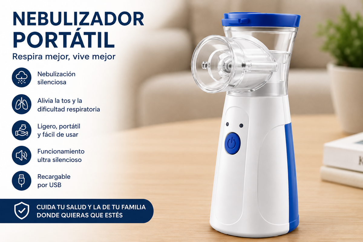 Kit Completo de Monitoreo de Salud en Casa: Tensiómetro + Nebulizador + Oxímetro
